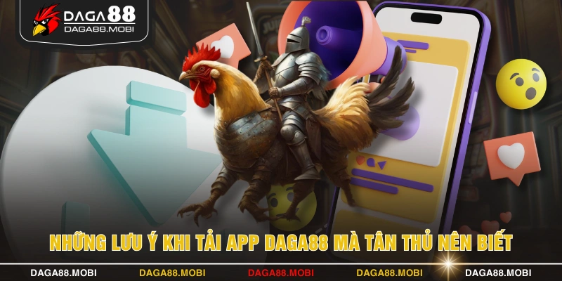Những lưu ý khi tải app DAGA88 mà tân thủ nên biết